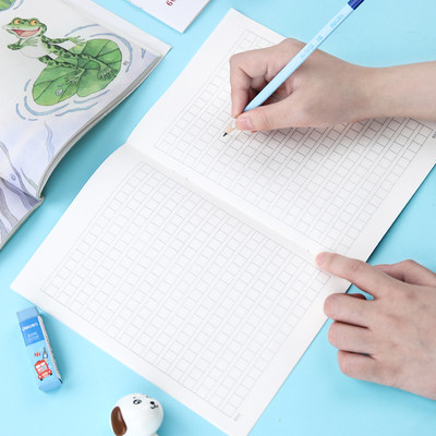 莱特写字本小学生田字格本作业本算数本子拼音本写字母本幼儿园专用1 2年级语文生字汉语小字本全国统一标准 虎窝淘