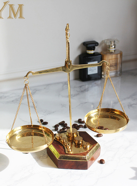 美式印度黄铜设计师装饰摆件美式