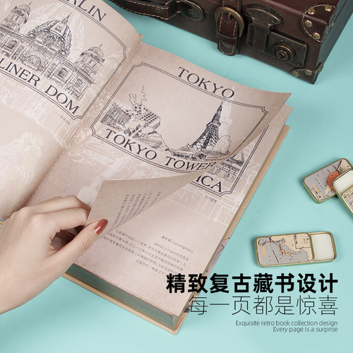 鲸语环球旅行藏书香膏固体香水礼盒送女朋友情人节小众生日礼物 - 图0