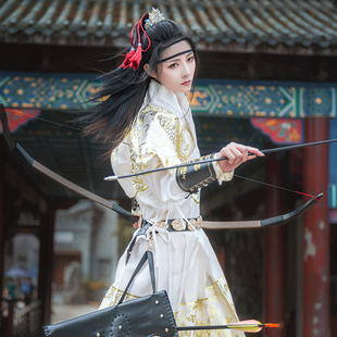如梦霓裳春季款飞鱼服情侣款汉服男女