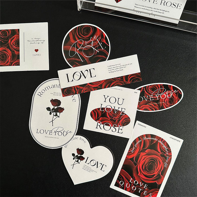 花中情 情人节告白红色玫瑰之心卡片鲜花花束包装贺卡花艺diy材料,淘宝优惠券,粉丝福利购,淘宝优惠卷