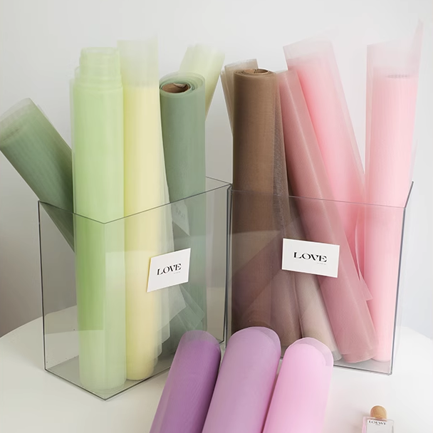 花中情韩式晨雾柔光雾面纱鲜花束打底内衬网纱卷花艺diy包装材料,淘宝优惠券,粉丝福利购,淘宝优惠卷