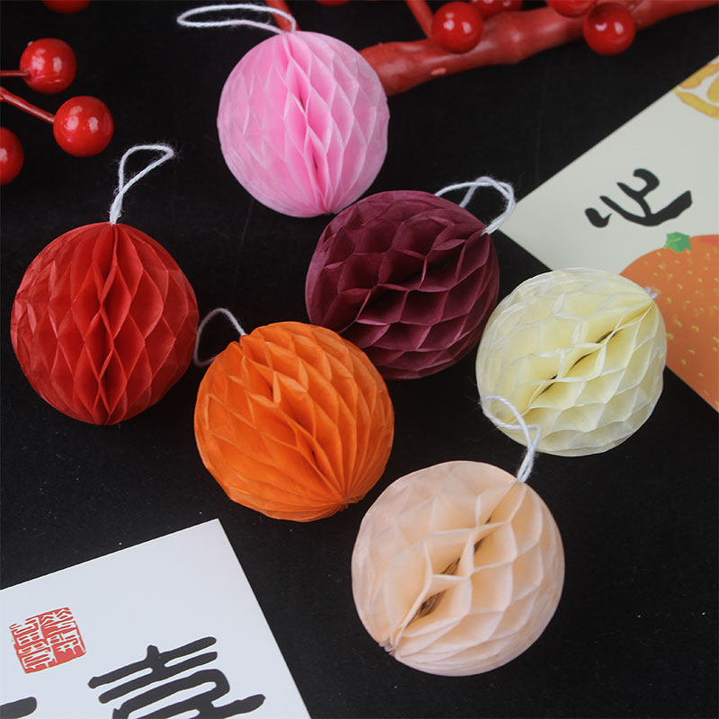 花中情 蜂窝球灯笼小挂件新年年宵花鲜花花束福桶装饰diy花艺材料,淘宝优惠券,粉丝福利购,淘宝优惠卷