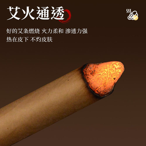 艾条纯艾正品家用三年陈官方旗舰南阳十年熏艾灸条纯艾草柱艾叶棒 - 图3