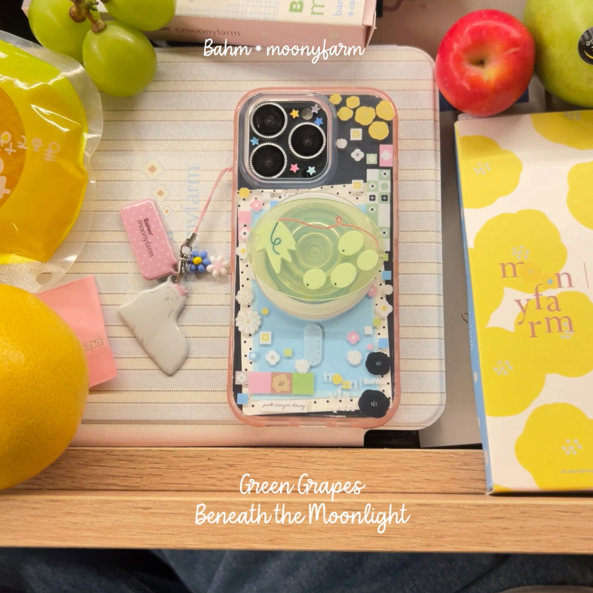 初秋田园风！香蕉树研究所*moonyfarm 联名款 磁吸手机壳ins风原创手机壳适用于iPhone16pro Max 13 17pro - 图3
