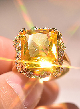 欧美时尚新款镶嵌锆石戒指女潮情侣指环