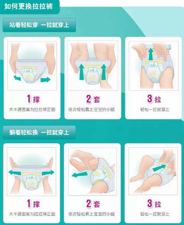 帮宝适xxl86片舒适透气男女拉拉裤 新希望母婴拉拉裤