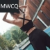 MWCQ cường độ cao mặc bên ngoài đồ lót thể dục làm khô nhanh áo ngực thể thao màu rắn tập hợp vẻ đẹp trở lại qua dây đeo vai cố định br - Đồ lót thể thao