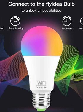 9 rgb mart light bulb ork ith alexa google home e27 b22
