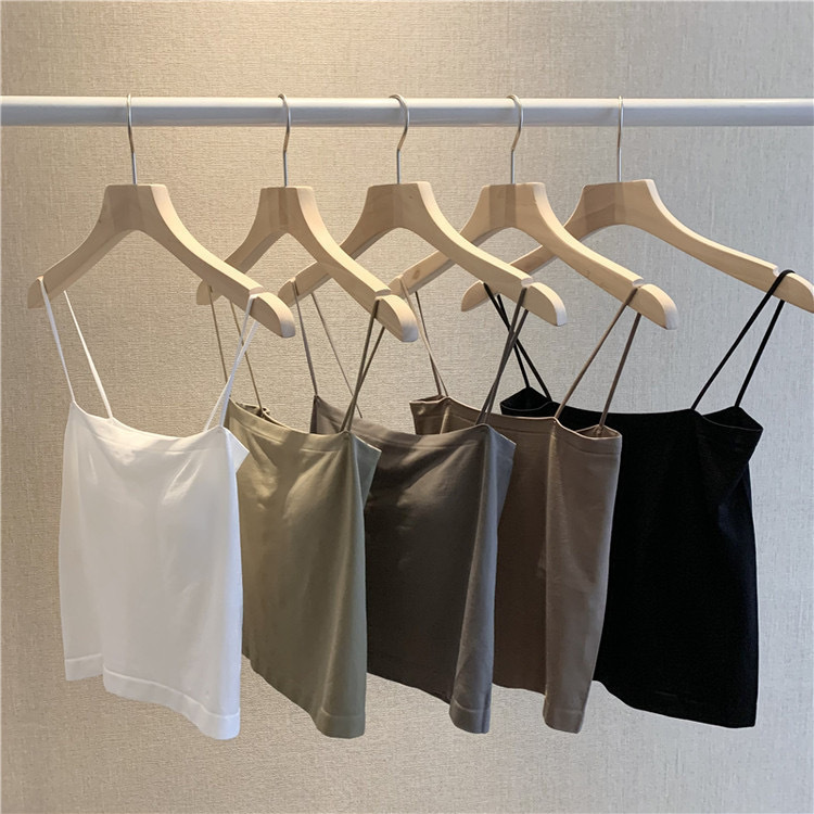 梦莲芬服饰店：两条装吊带背心无痕美背乳胶胸垫固定杯内穿-第2张图片-提都小院