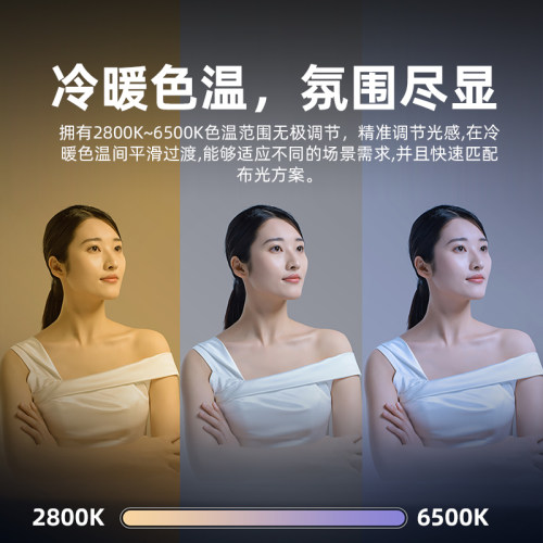 【12期免息】神牛SL60II BI双色温直播补光灯LED直播间SL60IID打光灯60W摄影棚摄影灯常亮灯拍照旗舰款柔光灯 - 图1