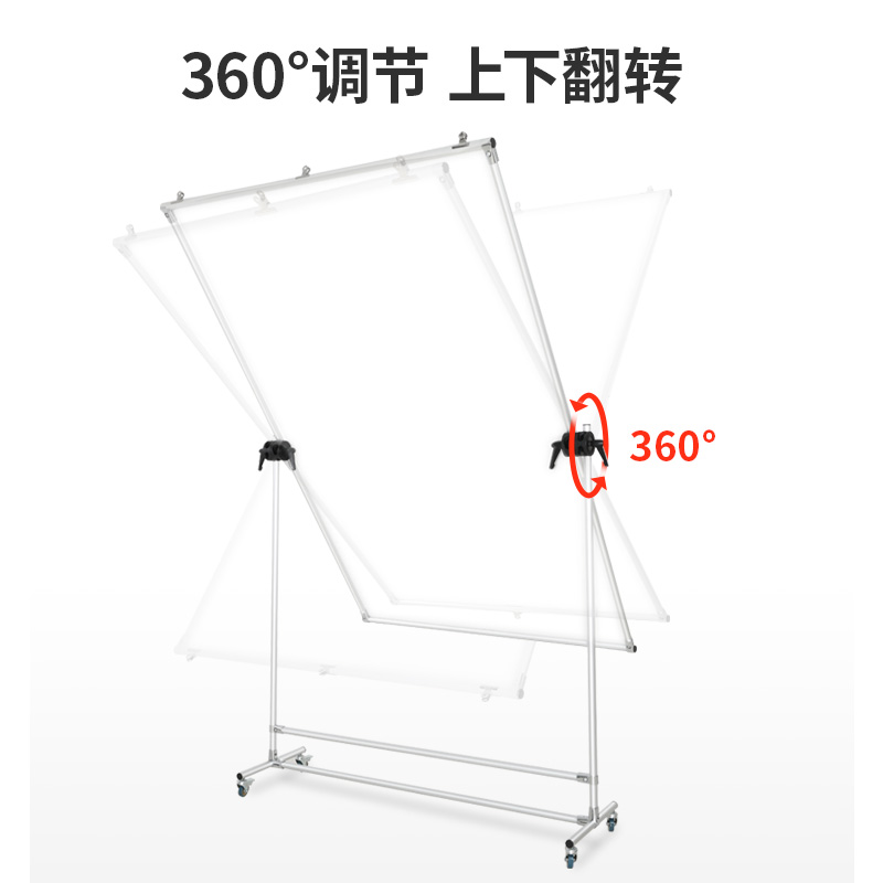 摄影柔光屏硫酸纸柔光纸大型旗板影棚广告电影拍照带滑轮小型柔光板牛油果柔光布天幕屏可翻转移动背景布 - 图3