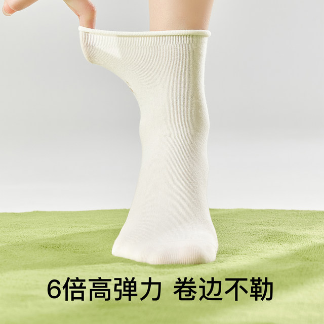 Puppy Embroidery Short Socks Curled Boneless Cotton Socks