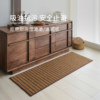 Saibos kitchen floor mat, antique style, stain-resistant, washable, light luxury, high-end strip carpet, waterproof, oil-absorbing and non-slip