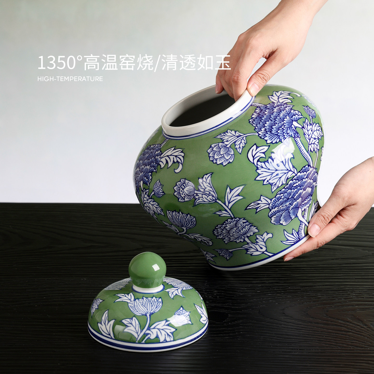 赛波斯限量款花瓶摆件客厅插花水培储物罐新中式陶瓷手绘轻奢高级,淘宝优惠券,粉丝福利购,淘宝优惠卷