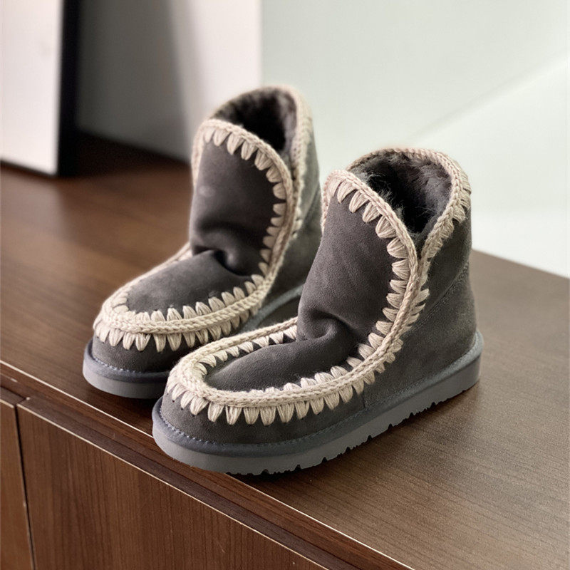 澳洲羊皮毛一体纯羊毛时尚雪地靴女短靴加厚底加绒保暖棉鞋冬季新,淘宝优惠券,粉丝福利购,淘宝优惠卷