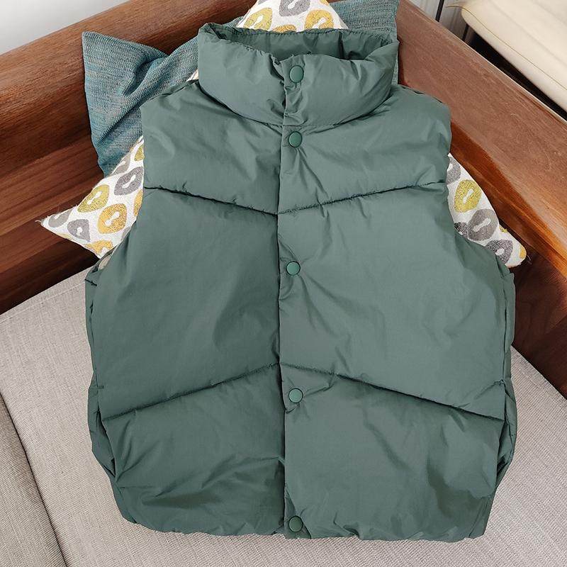 儿童马甲立领2024冬季新品棉服背心外穿男童中大童韩版马夹帅气潮,淘宝优惠券,粉丝福利购,淘宝优惠卷