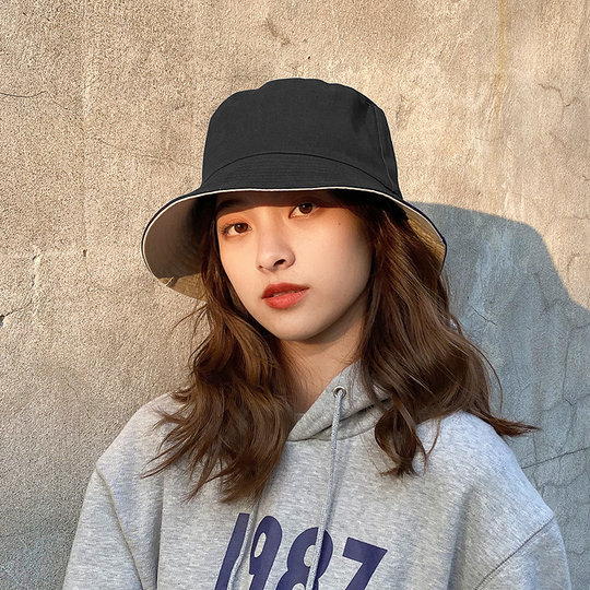 Korean style thin sun protection bucket hat