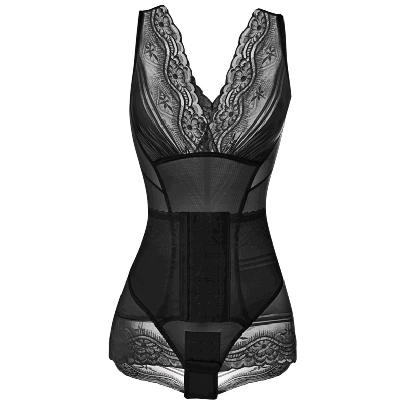 美人谣计加强版连体塑身内衣女薄款 妃霓斯塑身连体衣