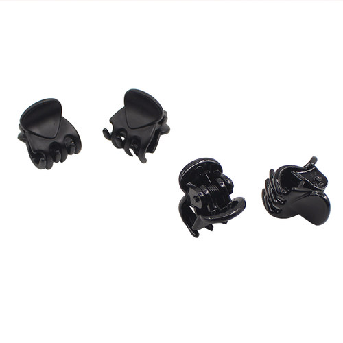 周扬青同款小号抓夹黑色迷你发夹女夏刘海夹鲨鱼夹发卡子夹子发饰 - 图3