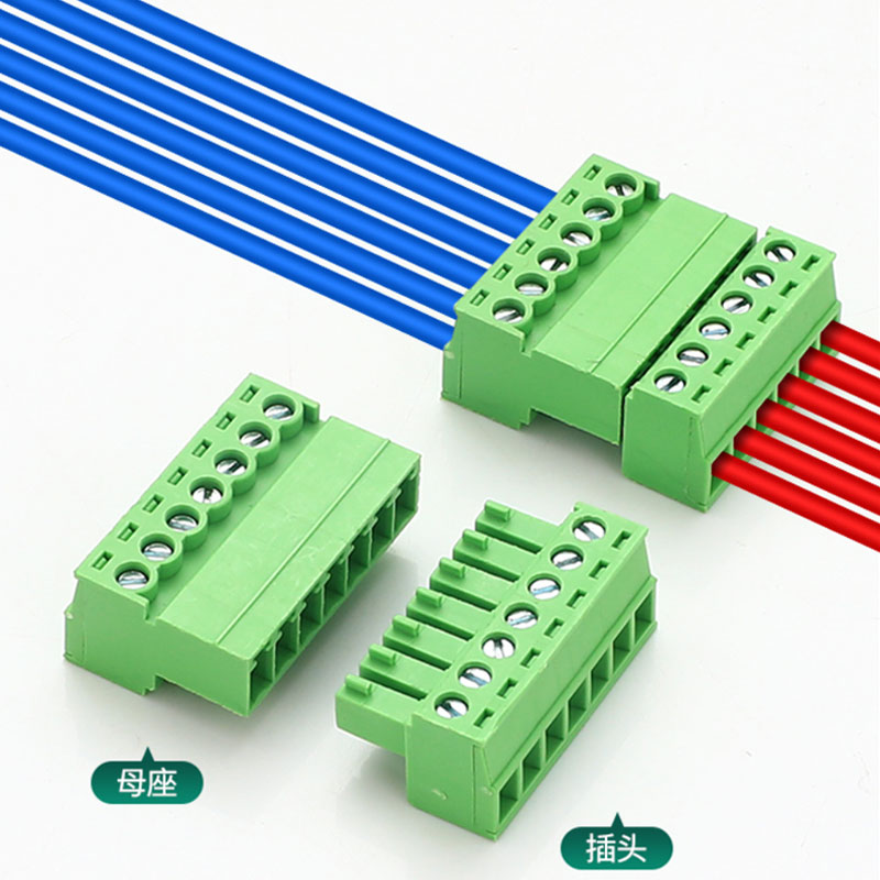 15EDGKP-3.5/3.81mm免焊对接2EDG公母对插拔式绿接线端子2EDGRK