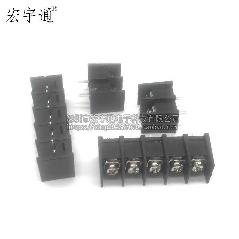 KF55C 2P/3P/4P/5P/6789/10P 间距10MM 栅栏式接线端子 300V/30A - 图1