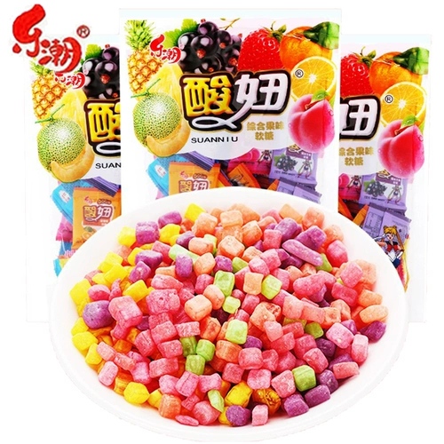 酸妞 Конфеты высокая стоимость маленькая упаковка супер кислые и освежающие конфеты закуски после 8090-х годов Ностальгические закуски.