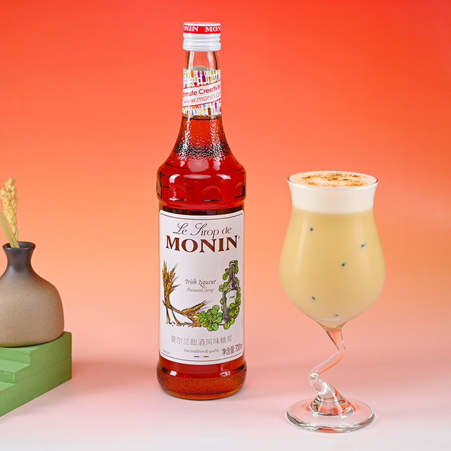 Irish liqueur flavored syrup 700ml glass bottle