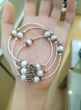 纯银复古手链女款简约小众设计感高级轻奢气质百搭手链