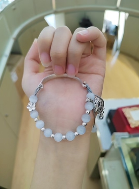 纯银手链女款轻奢小众设计感高级手串送女友闺蜜生日礼物