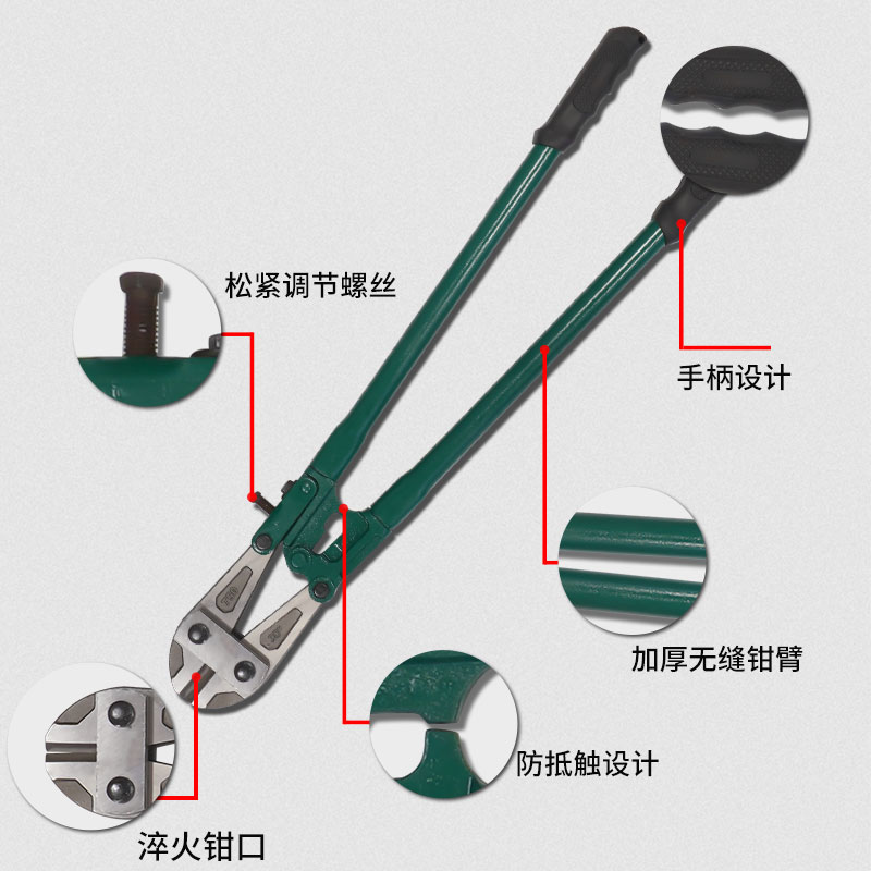 勒塔大力断线钳剪钢丝钳子小钢炮鹰嘴钳手动断线钳剪线铁丝钢筋钳 - 图1