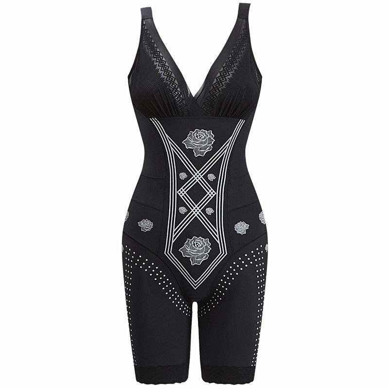 女收腹束腰燃脂美体薄无痕塑身衣 康蔓丽塑身连体衣