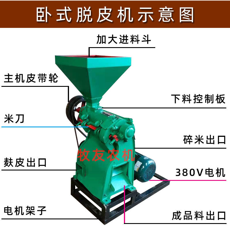 多功能玉米粒脱皮机磨坊商用水稻去壳碾米机小麦青稞脱壳机去皮机,淘宝优惠券,粉丝福利购,淘宝优惠卷