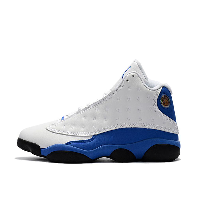 烽火 Air Jordan 13 Hyper AJ13 皇家蓝 白蓝篮球鞋 884129-117 - 图3