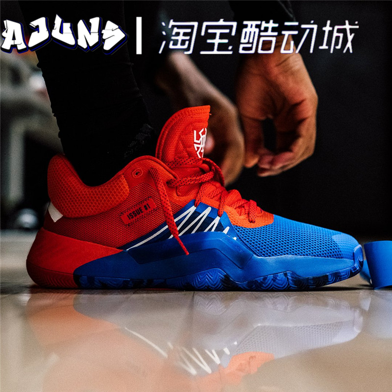 Adidas/阿迪达斯 D.O.N. ISSUE #1米切尔一代蜘蛛侠篮球鞋EF8756 - 图0