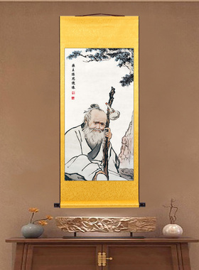 古代十大名医画像孙思邈李时珍扁鹊华佗中医养生挂画诊所装饰画像