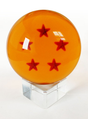 底托展示架亚克力七龙珠玻璃球