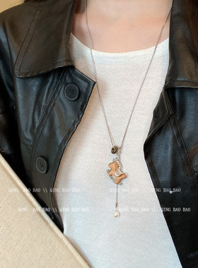 2026复古木质小马耳钉轻奢高级感气质大气百搭本命年马上有钱耳饰