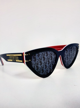 +副镜女士太阳眼镜三色蝴蝶型镜框灰色镜片潮流墨镜S2U迪迦