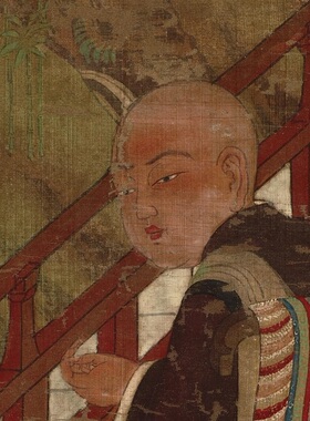 日本 平安时代 十五罗汉像全本 佛像人物国画竖幅微喷复制装饰画