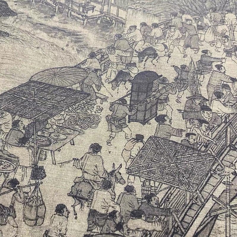 张择端 仇英 清明上河图十大名画原作高清国画微喷复制装饰画临摹,淘宝优惠券,粉丝福利购,淘宝优惠卷