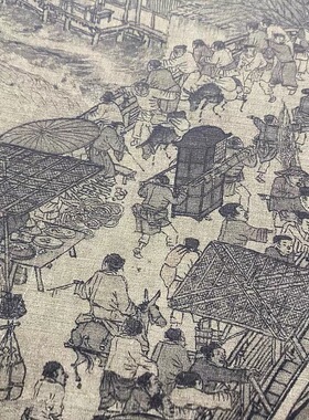 张择端清明上河图高清微喷