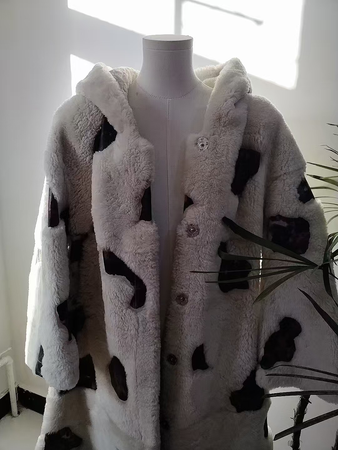 羊毛羊剪绒皮毛一体獭兔毛马甲貂皮大衣女龙猫皮草白色冬长款外套,淘宝优惠券,粉丝福利购,淘宝优惠卷