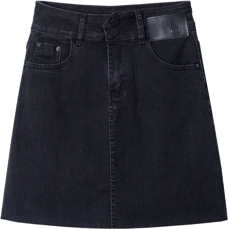 不规则高腰显瘦牛仔女2020年半身裙 兰思卡思半身裙