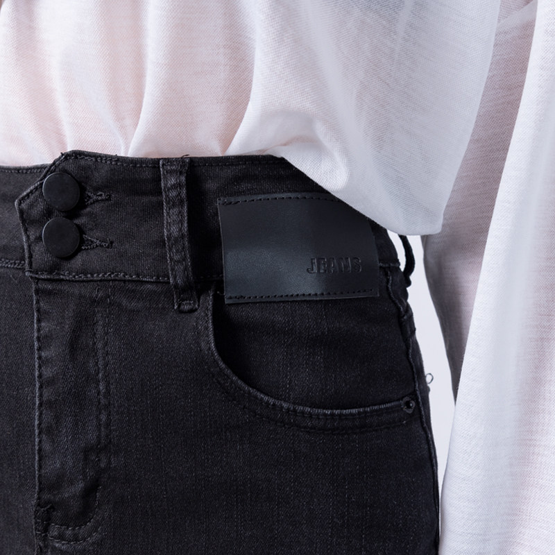 不规则高腰显瘦牛仔女2020年半身裙 兰思卡思半身裙