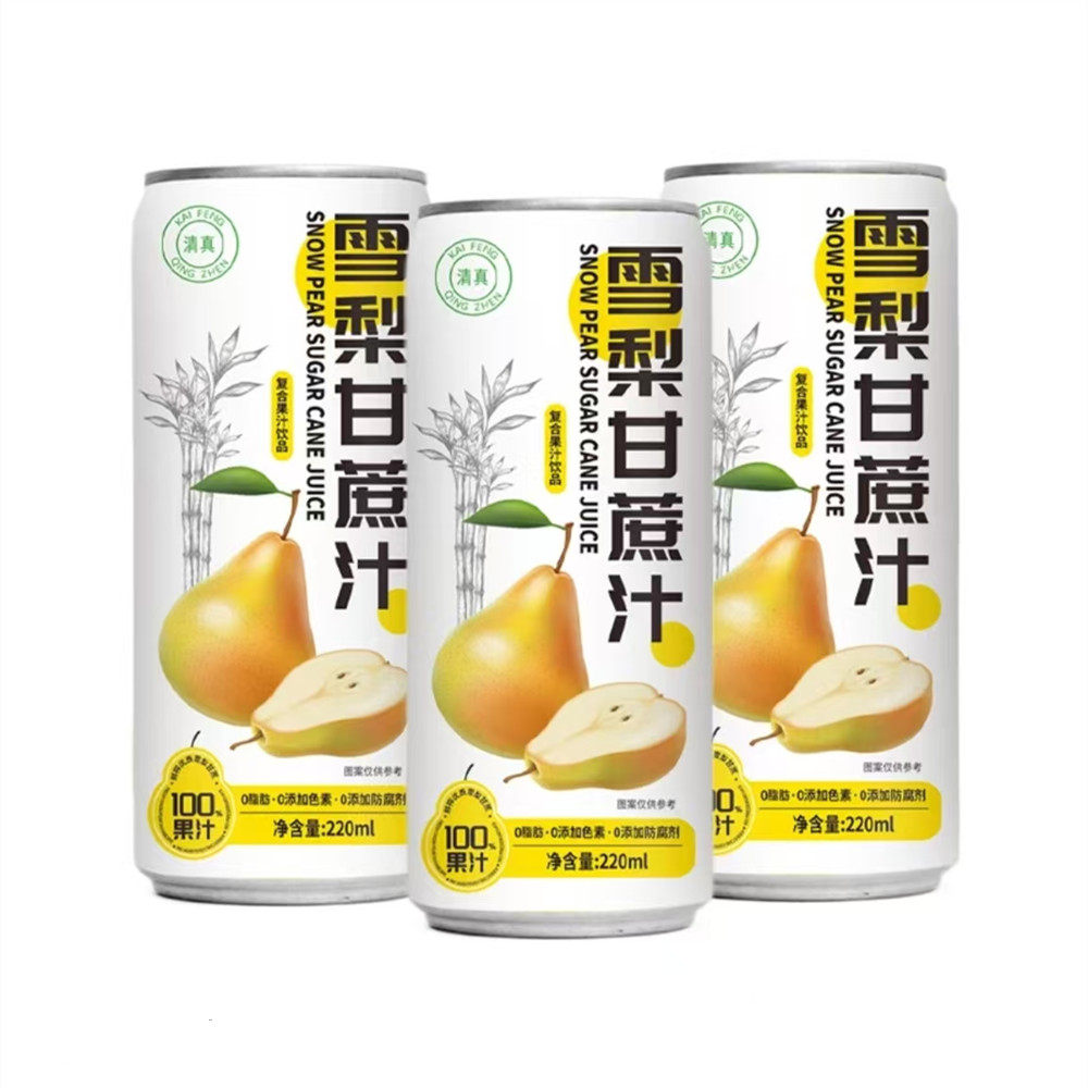 双方有情100%复合果汁雪梨蔗汁浓缩果汁220ml*10罐纯果汁饮品饮料,淘宝优惠券,粉丝福利购,淘宝优惠卷