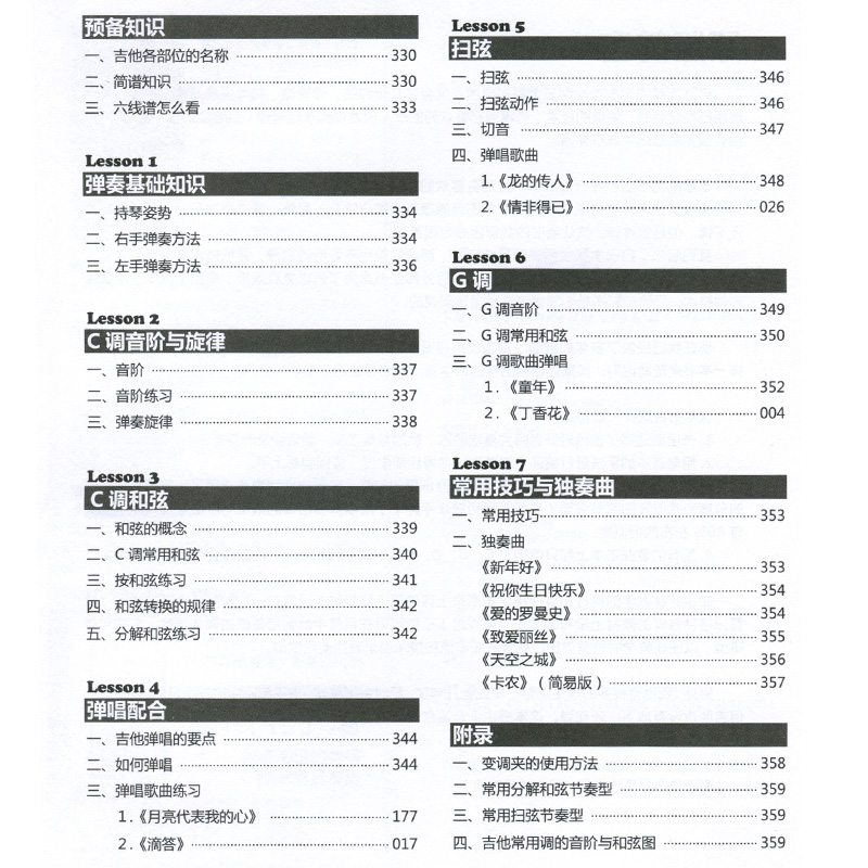 最易上手吉他弹唱超精选讲义版 吉他初学者入门教程书吉他曲谱书籍教材流行歌曲音乐书教材教学书 - 图0