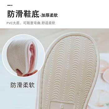 Confinement shoes summer thin breathable postpartum spring and autumn anti-slip bag heel September indoor maternity October ເກີບແຕະ Soft-soled 1