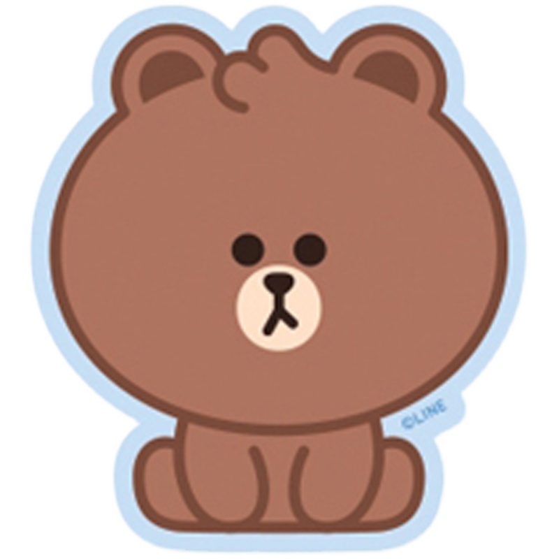 line friends monopoly 联名布朗熊可妮莎莉贴纸手机电脑diy贴纸 - 图3