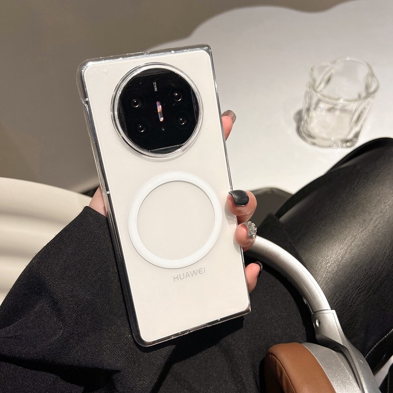 适用华为matex6手机壳新款透明mate折叠屏x6带磁吸充电X5全包超薄x3防摔matx简约男款MATEX女生硬壳mtx6外壳M,淘宝优惠券,粉丝福利购,淘宝优惠卷